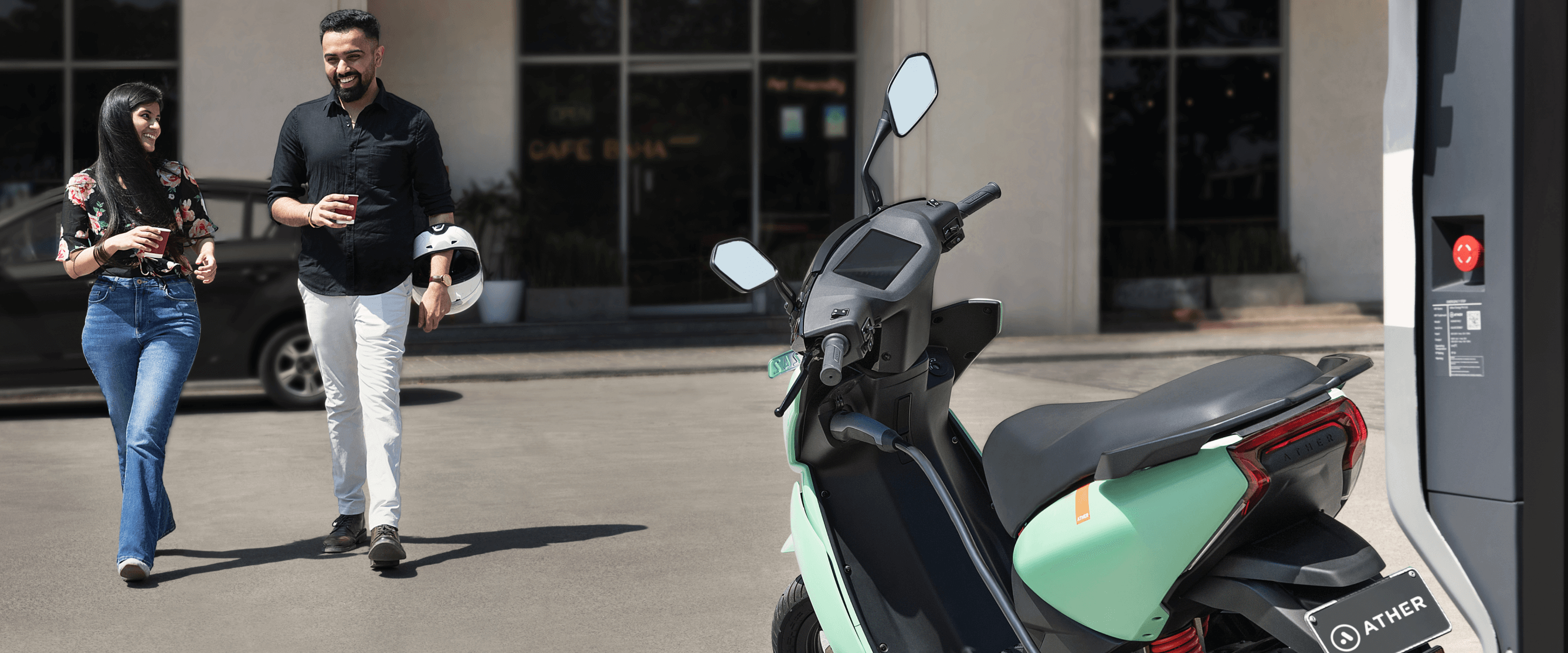 Ather Grid, Electric Scooter Charging Station